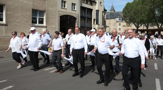 Ook in 2025 een driedaagse bedevaart naar Echternach