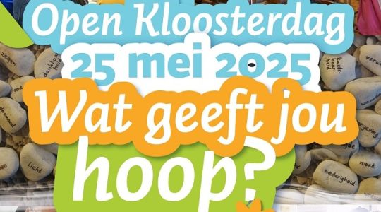 Extra Open Kloosterdag (25 mei) vanwege Jubeljaar