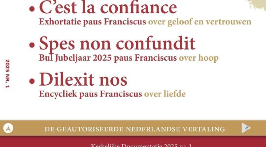 Kerkelijke Documentatie: paus Franciscus over geloof, hoop en liefde