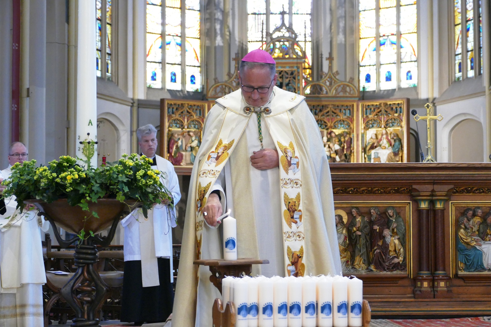 Startbijeenkomst bedevaart Lourdes in Apeldoorn